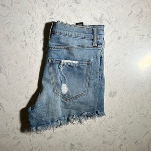 Celebrity pink - the rebel denim ripped shorts